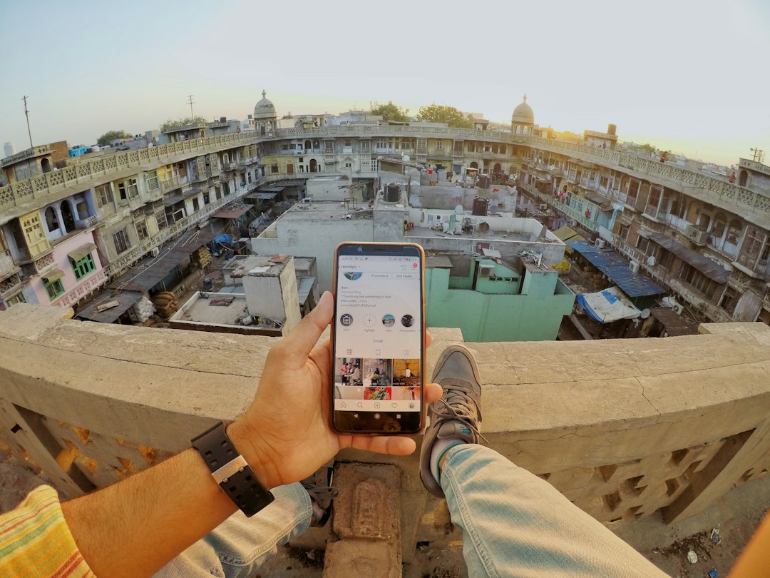 Android smartphone used for CapCut editing in India